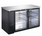 Commercial 60" Double Glass Door Back Bar Cooler