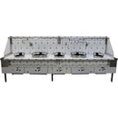 Cambo CAM-5 Natural Gas/Propane Five Burner Wok Range