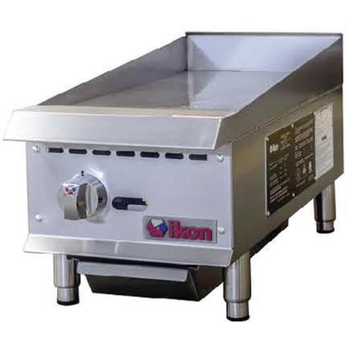 Ikon IMG-12 Natural Gas/Propane 12" Manual Griddle- 30,000 BTUs