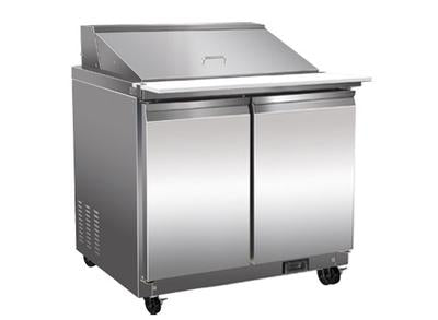 North-Air Double Door 36" Refrigerated Mega Top Sandwich Prep Table