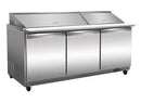 North-Air Triple Door 72" Refrigerated Sandwich Prep Table