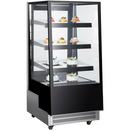 Nordic Air Square Glass 3 Tier 26" Refrigerated Pastry Display Case