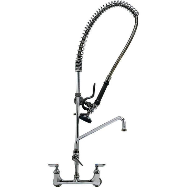 Economy Commercial Pre-Rinse Wall Mounted Faucets (12" Gooseneck)