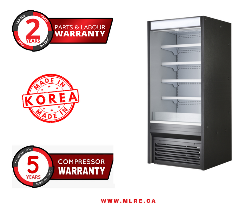 Windchill Pro WPOD-36VS Refrigerated Grab And Go 36" Wide Open Display Merchandiser/Cooler