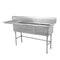 Stainless Steel Triple Compartment Sink - Various Configurations