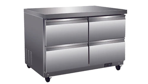 North Air NA-UC48-4D 48" Undercounter Refrigerated Work Table With 4 Drawers