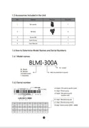 Blue Air BLMI-300A  Modular Ice Machine, Crescent Shaped Ice Cubes -340 lbs/24 HRS ( ICE BIN SOLD SEPARATELY )