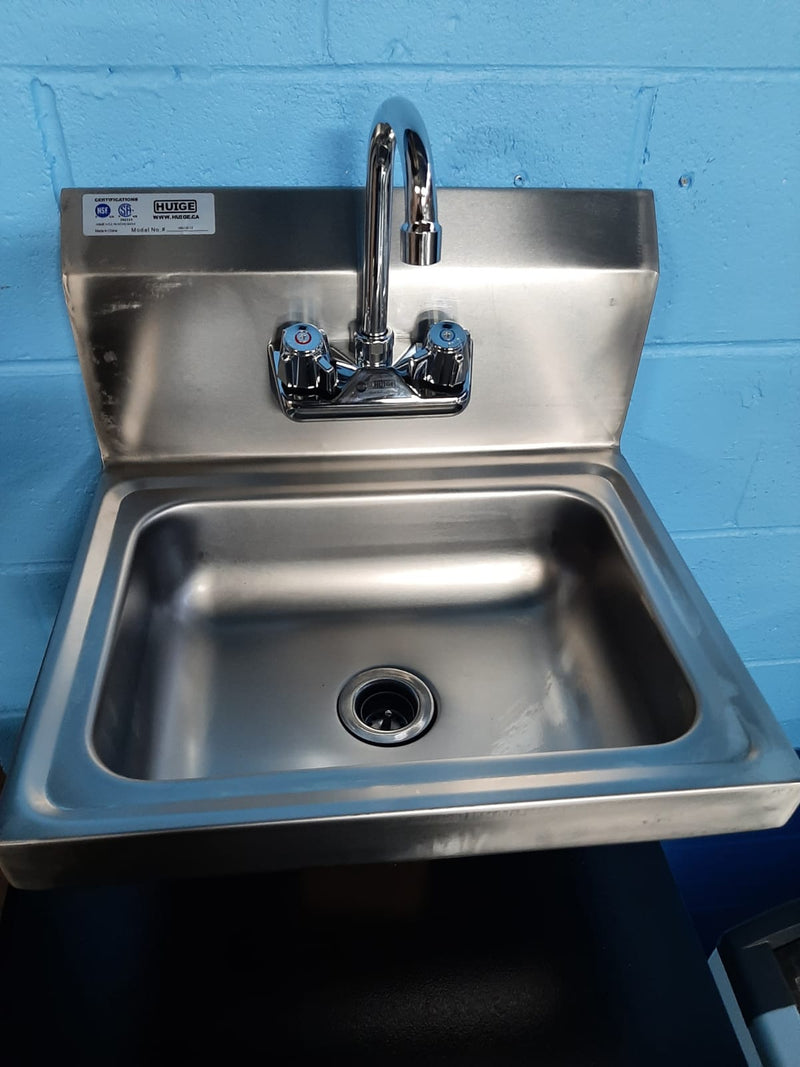 Huige SSHS17 Large 17” Wall Mounted Hand Sink  (Faucet Included)