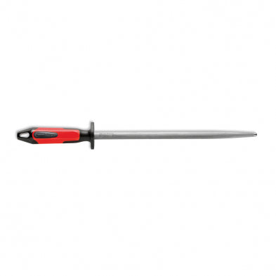 F.Dick Sharpening Steel Round Regular-Cut Red/Black 12"