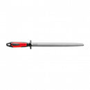 F.Dick Sharpening Steel Oval Regular-Cut Red/Black 12"