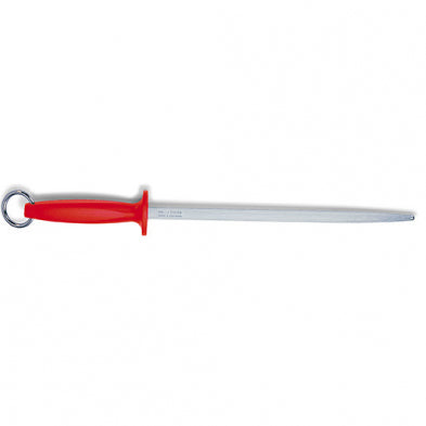 F.Dick Sharpening Steel Round Regular-Cut Red 12"