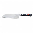 F.Dick Premier Eurasia Santoku Knife Kullenschliff Black 7"