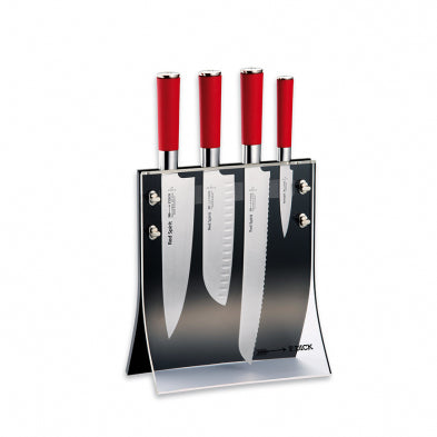 F.Dick Red Spirit Knife Block Set "4Knives"