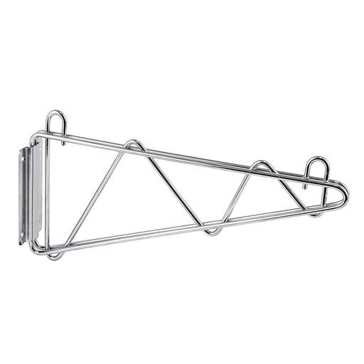 Wire Chrome/Black Epoxy Wall Brackets (Set of 2)