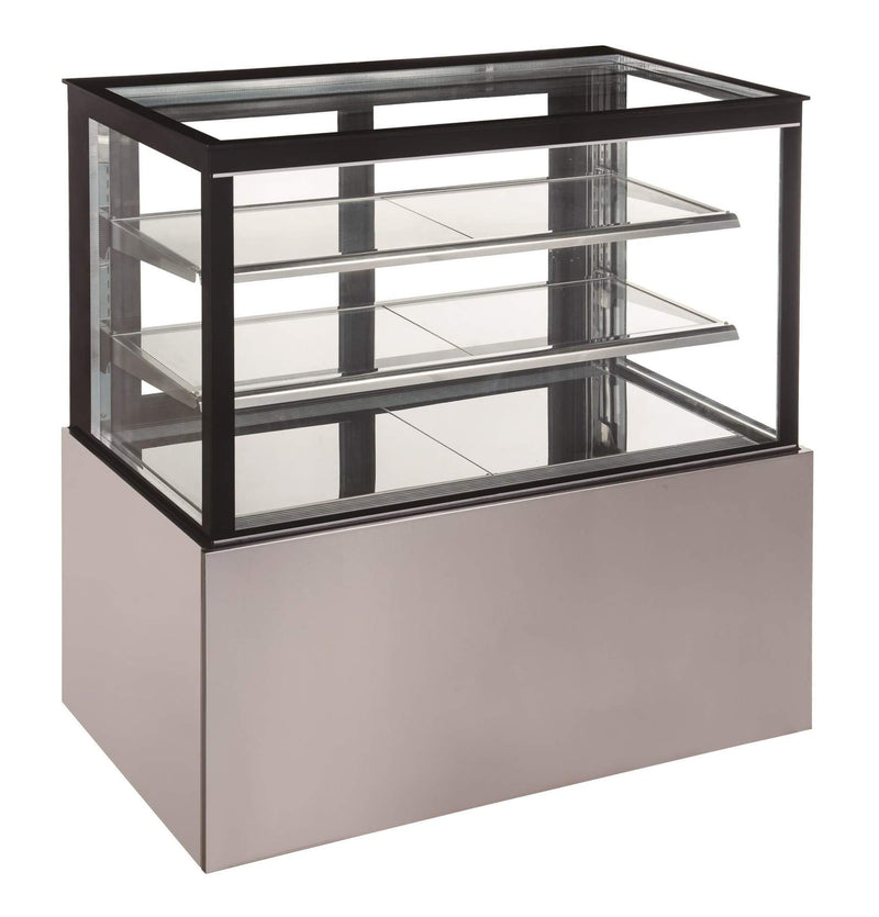 WindChill PC-35-2 Flat Glass 2 Tier 36" Refrigerated Pastry Display Case