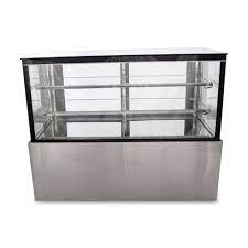 WindChill PC-71-2 Flat Glass 2 Tier 71" Refrigerated Pastry Display Case