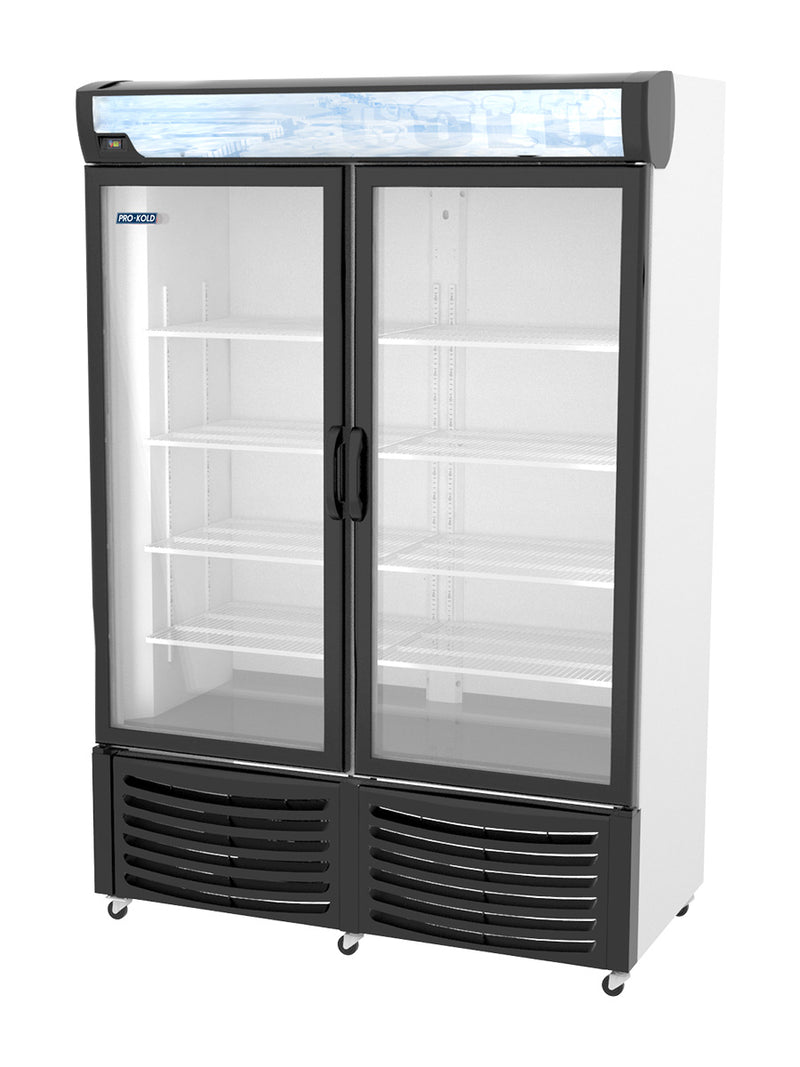 Pro-Kold DURF-32-W Double Door 54" Wide Display Freezer