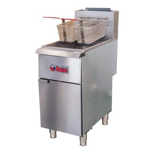 Ikon IGF-35/40 Natural Gas/Propane 40lbs Deep Fryer- 90,000 BTU