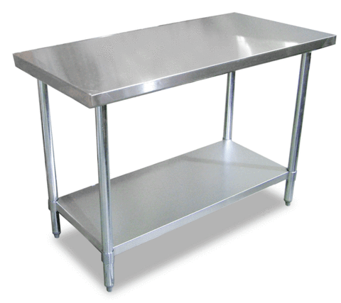 Elite Stainless Steel Work Table - Various Sizes